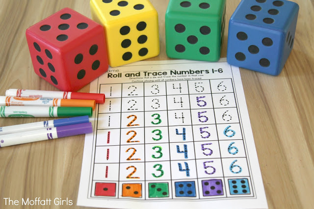March NO PREP Packet (Preschool) in action! Teach number concepts, colors, shapes, letters, phonics and so much more with the March NO PREP Packet for Preschool!