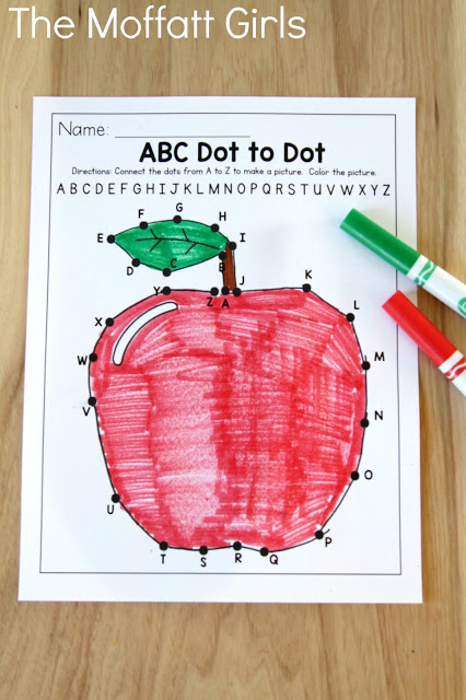 March NO PREP Packet (Preschool) in action! Teach number concepts, colors, shapes, letters, phonics and so much more with the March NO PREP Packet for Preschool!