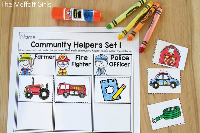 March NO PREP Packet (Preschool) in action! Teach number concepts, colors, shapes, letters, phonics and so much more with the March NO PREP Packet for Preschool!