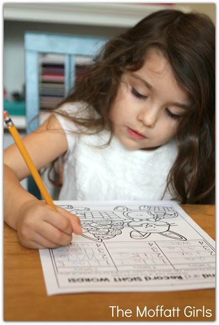 Teach basic addition, subtraction, sight words, phonics, letters, handwriting and so much more with the April NO PREP Packet for Kindergarten!