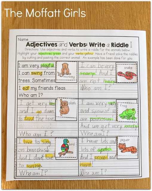 Teach basic math operations, sight words, phonics, grammar, handwriting and so much more with the April NO PREP Packet for Second Grade!