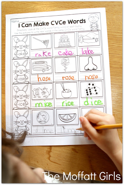 Teach basic addition, subtraction, sight words, phonics, letters, handwriting and so much more with the April NO PREP Packet for Kindergarten!