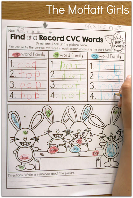 Teach basic addition, subtraction, sight words, phonics, letters, handwriting and so much more with the April NO PREP Packet for Kindergarten!
