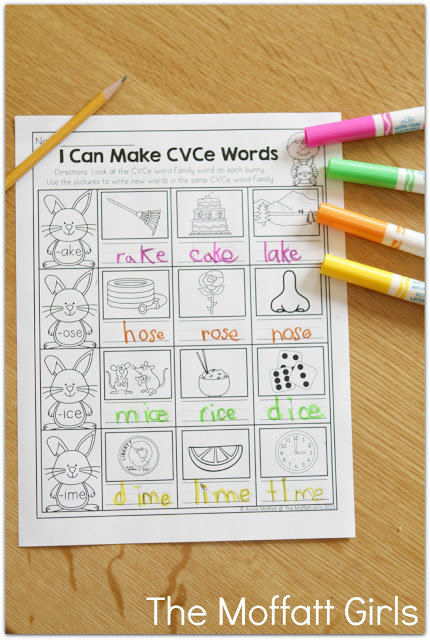 Teach basic addition, subtraction, sight words, phonics, letters, handwriting and so much more with the April NO PREP Packet for Kindergarten!