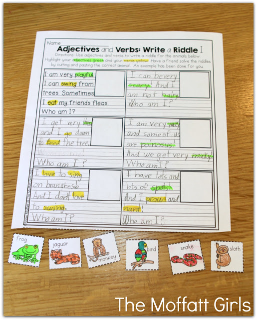 Teach basic math operations, sight words, phonics, grammar, handwriting and so much more with the April NO PREP Packet for Second Grade!