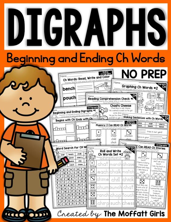 Digraphs can be tricky for struggling readers, and it's important for readers to learn how to identify digraphs early on. These activities cover both beginning and ending digraphs!