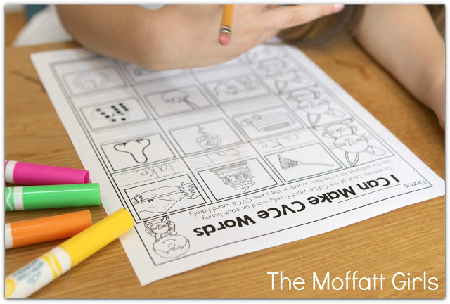 Teach basic addition, subtraction, sight words, phonics, letters, handwriting and so much more with the April NO PREP Packet for Kindergarten!