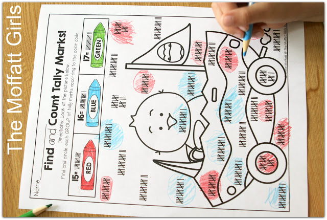 Teach basic addition, subtraction, sight words, phonics, letters, handwriting and so much more with the April NO PREP Packet for Kindergarten!