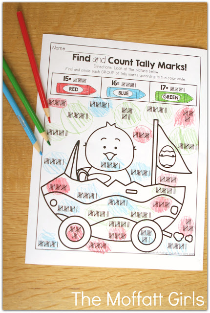 Teach basic addition, subtraction, sight words, phonics, letters, handwriting and so much more with the April NO PREP Packet for Kindergarten!
