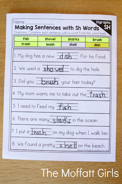 Digraphs can be tricky for struggling readers, and it's important for readers to learn how to identify digraphs early on. These activities cover both beginning and ending digraphs!