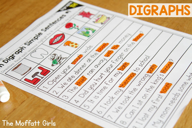 Digraphs can be tricky for struggling readers, and it's important for readers to learn how to identify digraphs early on. Check out how many different fun ways you can teach your students using these hands-on, effective and cohesive activities!