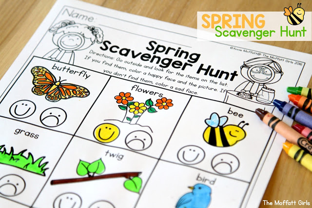 Teach number concepts, colors, shapes, letters, phonics and so much more with the April NO PREP Packet for Preschool!