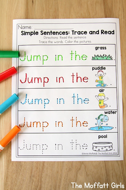 Teach number concepts, colors, shapes, letters, phonics and so much more with the April NO PREP Packet for Preschool!