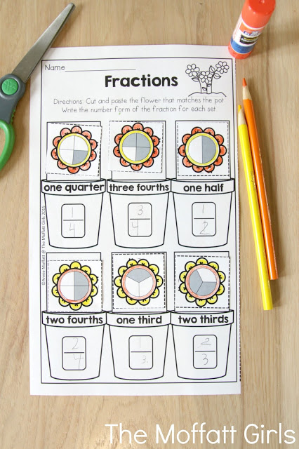 Teach addition, subtraction, sight words, phonics, grammar, handwriting and so much more with the April NO PREP Packet for First Grade!