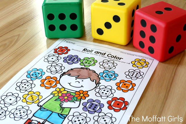 Teach number concepts, colors, shapes, letters, phonics and so much more with the May NO PREP Packet for Preschool!