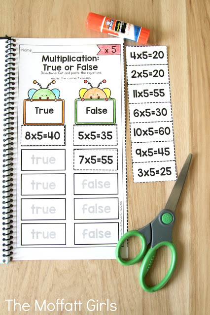 Do your students really know their multiplication facts? With the Multiplication: True or False NO PREP Packet, your students will learn to be careful with their calculations.