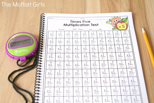 Help your students build fluency with the Multiplication Tests NO PREP Packet. It comes with 3 different versions so that you can target each student's needs.