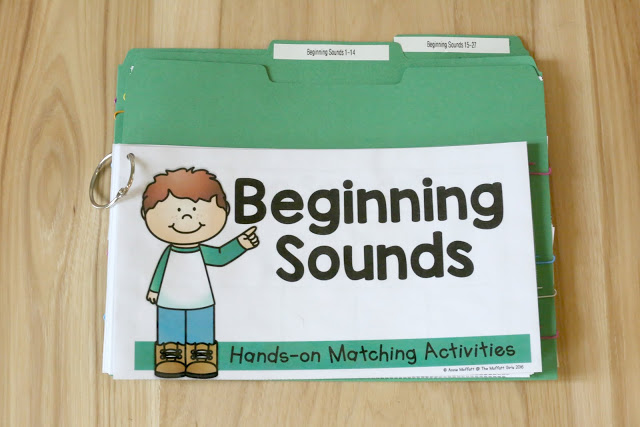 Beginning Sounds Pocket Chart! Beginning Sounds Cut and Paste Packet- Beginning Sounds are a great place to start when introducing phonemic awareness to your students. Teaching phonemic awareness sets a strong foundation for phonics and reading skills for beginning and struggling readers.