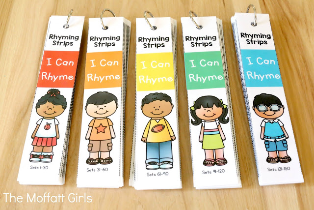 Rhyming Strips (Odd One Out) Phonemic Awareness Packet! With Rhyming Strips, students work on hearing the ending sounds to identify a rhyme.