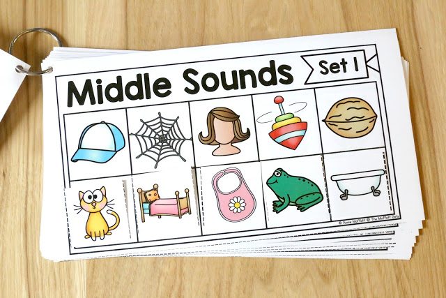 Middle Sounds (Medial) Cut and Paste Packet! The Middle Sounds Cut and Paste Packet provides students the chance to build phonemic awareness by isolating the sounds and matching the pictures. Perfect hands-on fun!