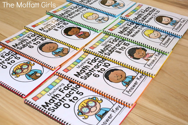 Math Facts Booklets- Help your students build number fluency and master addition and subtraction with these simple booklets! 