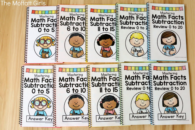 Math Facts Booklets- Help your students build number fluency and master addition and subtraction with these simple booklets! 