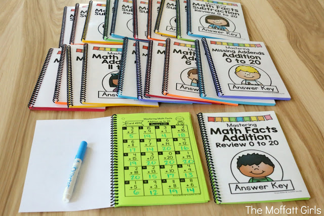 Math Facts Booklets- Help your students build number fluency and master addition and subtraction with these simple booklets! 