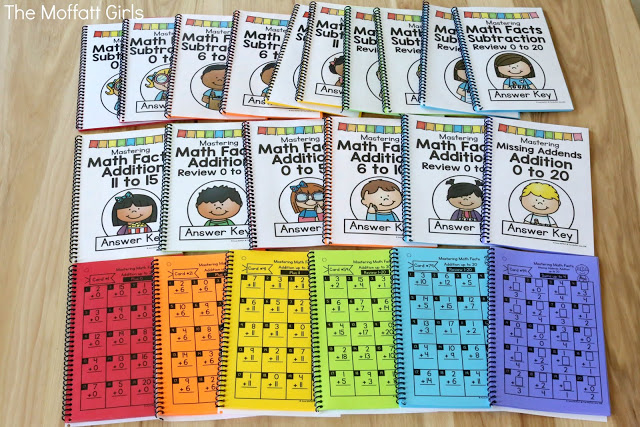 Math Facts Booklets- Help your students build number fluency and master addition and subtraction with these simple booklets! 