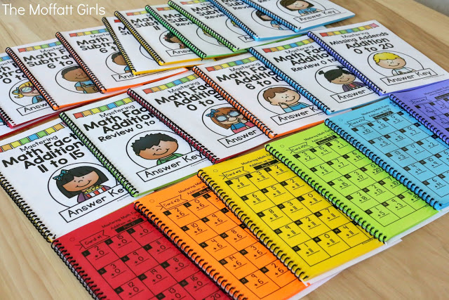 Math Facts Booklets- Help your students build number fluency and master addition and subtraction with these simple booklets! 