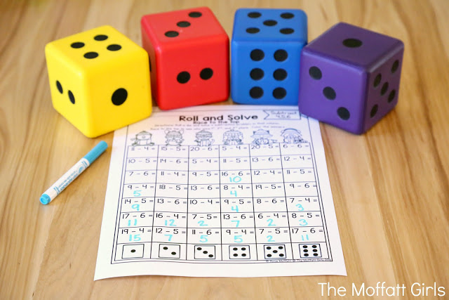 Hands-on Addition and Subtraction- Help your students master basic math skills in a fun and interactive way with these NO PREP Packets! 