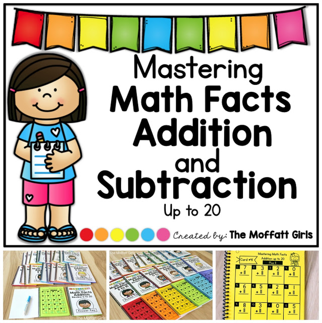 Math Facts Booklets- Help your students build number fluency and master addition and subtraction with these simple booklets! 