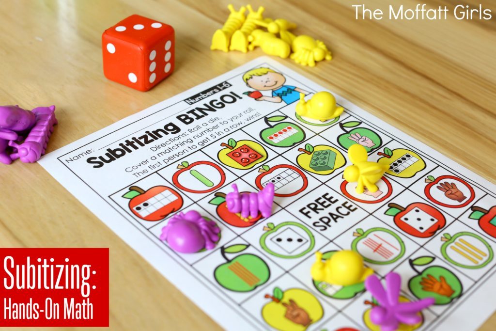 Subitizing: Hands-On Math Build number sense by practicing with these fun subitizing activities!