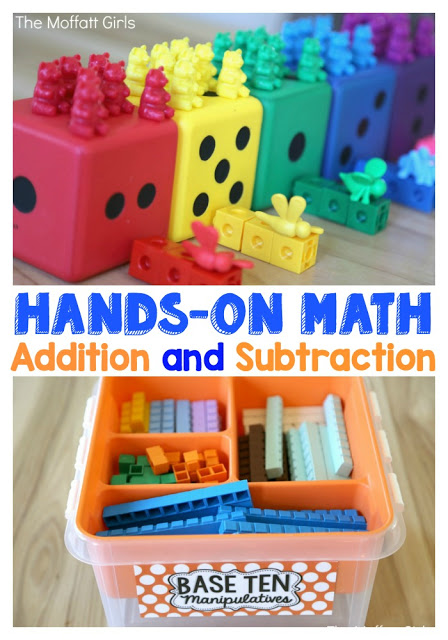 Hands-on Addition and Subtraction- Help your students master basic math skills in a fun and interactive way with these NO PREP Packets! 