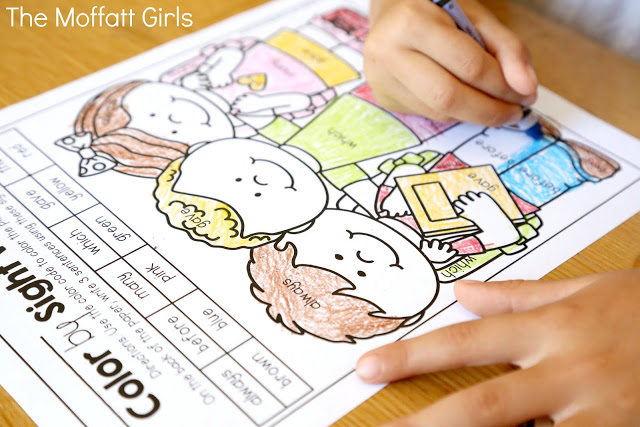 September NO PREP Math and Literacy Packet (2nd Grade) in action! Teach basic math operations, sight words, phonics, grammar, handwriting and so much more with the September NO PREP Packet for Second Grade!