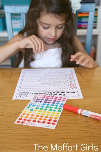 September NO PREP Math and Literacy Packet (2nd Grade) in action! Teach basic math operations, sight words, phonics, grammar, handwriting and so much more with the September NO PREP Packet for Second Grade!