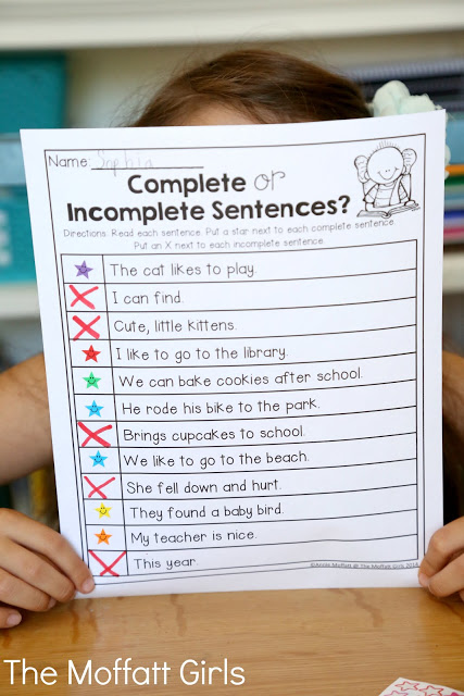 September NO PREP Math and Literacy Packet (2nd Grade) in action! Teach basic math operations, sight words, phonics, grammar, handwriting and so much more with the September NO PREP Packet for Second Grade!