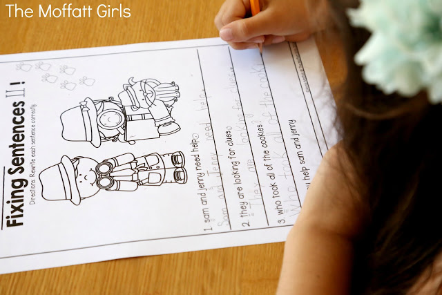 September NO PREP Math and Literacy Packet (2nd Grade) in action! Teach basic math operations, sight words, phonics, grammar, handwriting and so much more with the September NO PREP Packet for Second Grade!