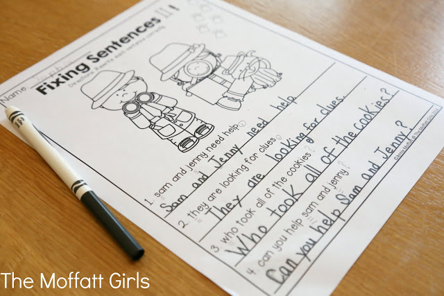 September NO PREP Math and Literacy Packet (2nd Grade) in action! Teach basic math operations, sight words, phonics, grammar, handwriting and so much more with the September NO PREP Packet for Second Grade!