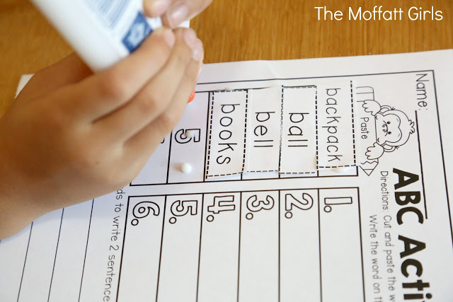 September NO PREP Math and Literacy Packet (2nd Grade) in action! Teach basic math operations, sight words, phonics, grammar, handwriting and so much more with the September NO PREP Packet for Second Grade!