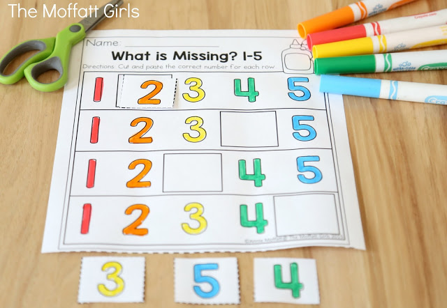September NO PREP Packet (Preschool) in action! Teach number concepts, colors, shapes, letters, phonics and so much more with the September NO PREP Packet for Preschool!
