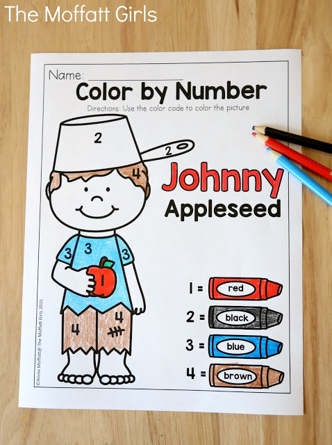 September NO PREP Packet (Preschool) in action! Teach number concepts, colors, shapes, letters, phonics and so much more with the September NO PREP Packet for Preschool!
