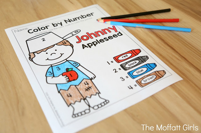 September NO PREP Packet (Preschool) in action! Teach number concepts, colors, shapes, letters, phonics and so much more with the September NO PREP Packet for Preschool!