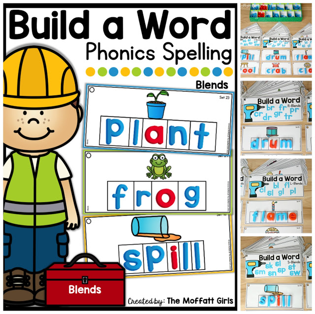 Boost your child's literacy with the Build a Word flip books. Encourage students to practice phonics and spelling skills.