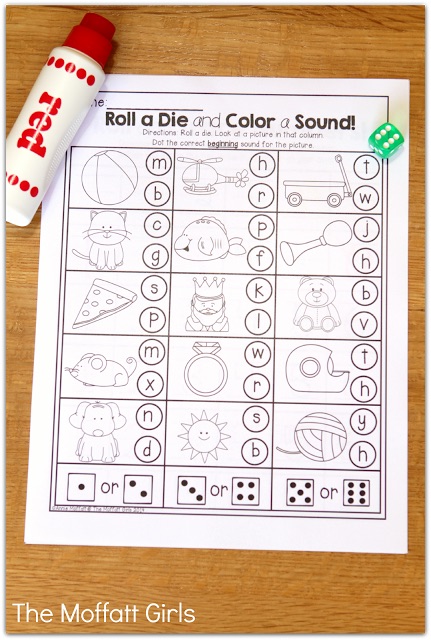 Back to School NO PREP Math and Literacy (Kindergarten) in action! Teach basic addition, subtraction, sight words, phonics, letters, handwriting and so much more with the August and September NO PREP Packet for Kindergarten!