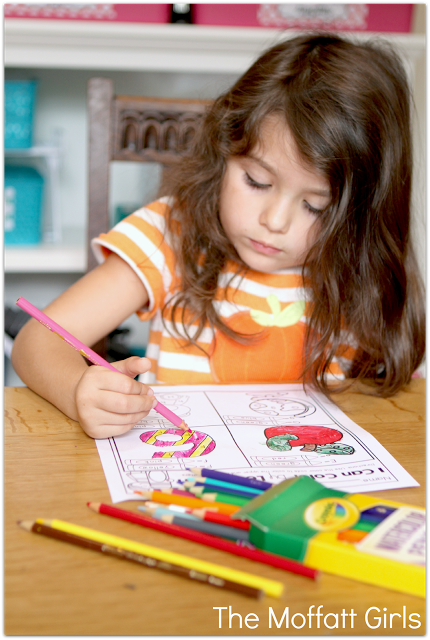 Back to School NO PREP Math and Literacy (Kindergarten) in action! Teach basic addition, subtraction, sight words, phonics, letters, handwriting and so much more with the August and September NO PREP Packet for Kindergarten!
