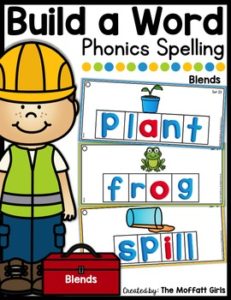 Building words using phonics skills