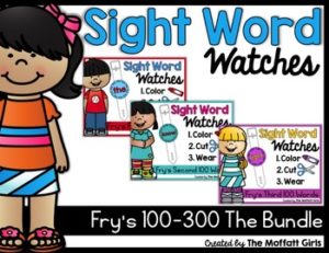 Sight Word Watches: Fry's 100-300 (The Bundle)