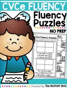 CVCe Fluency Puzzles