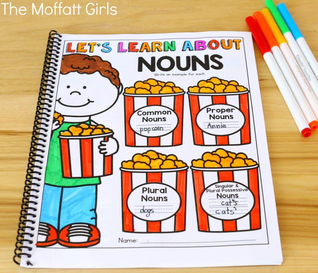 Learning grammar couldn't be more fun with the 2nd Grade Language Arts and Grammar NO PREP Packets, filled with activities to teach nouns, adjectives, capitalization, dictionary skills, sentence structure and so much more!