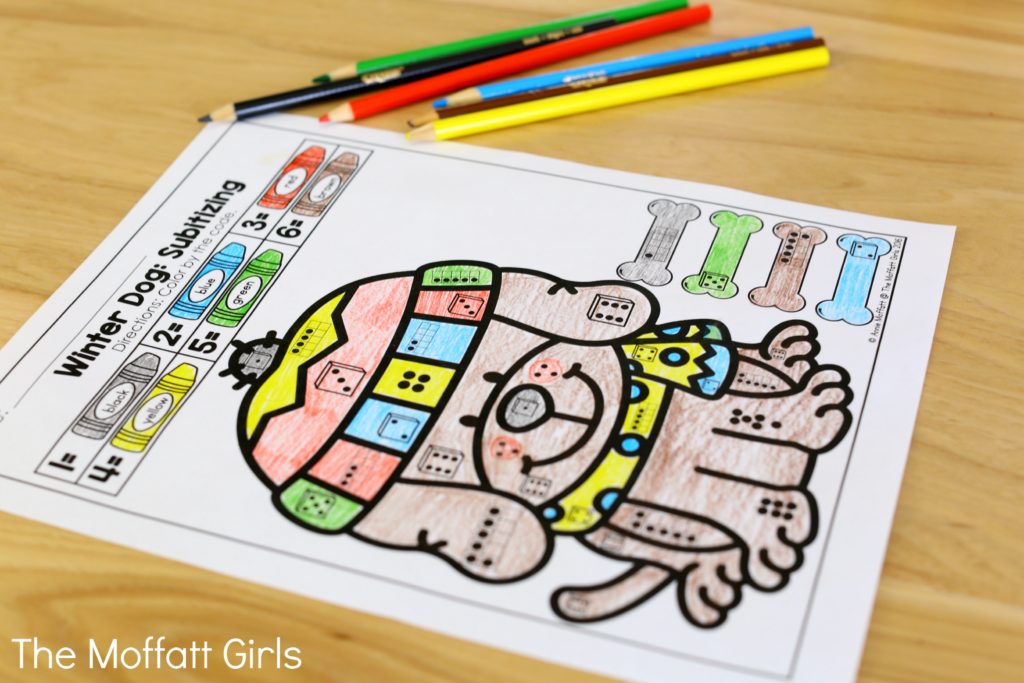 Help students master number concepts using common patterns and number combinations with the Subitizing Winter Edition NO PREP Packet. This is the perfect foundation for addition and subtraction.